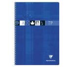 Cahier Travaux Pratiques reliure intégrale A4 80 pages grands carreaux 90 g + uni 125 g - Assortis