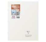 Cahier piqué Koverbook Silver 24x32 cm 96 pages grands carreaux couverture polypropylène opaque - Assortis