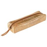 KLEO-PATHRA CUIR Trousse rectangulaire 4x21x6 cm Or