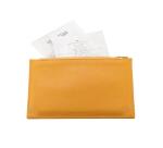 Pochette multifonction en cuir, petit modèle - Ambre