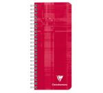 Carnet reliure intégrale 8,5x20cm 180 pages petits carreaux - Assortis