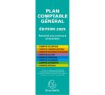Plan comptable général accordéon 19x7,5cm - Vert