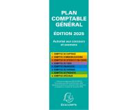 Plan comptable général accordéon 19x7,5cm - Vert