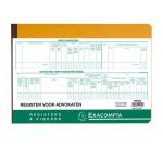 Piqûre Recettes et dépenses - Avocats - texte NL - 80 pages