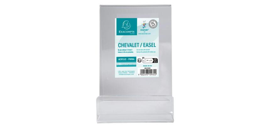 Chevalet L100x150xP80 - Cristal