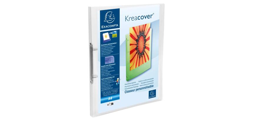 Classeur 2 anneaux 15mm polypropylène chromaline 5/10e Krea Cover - A4