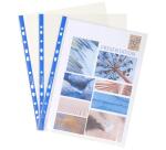 Estuche Exacompta de 10 fundas taladros Stop doc apertura esquina polipropileno liso 6x100º - Incoloro