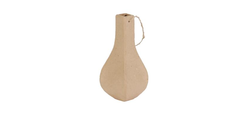 Petit vase 5,3x5,3x12,5cm - Kraft