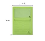 Exacompta Forever Recycled Window Folder, A4 (Pack 100)
