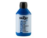 Darwi Flacon de 250 ml de Peinture Acrylique Universelle Opaque - Bleu foncé