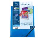 Cartella 3 lembi con elastici polipropilene 500 micron Kreacover - A4