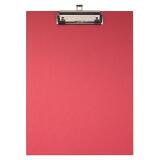 Porte-bloc papier enduit - Format 23x32cm pour A4 - Rouge