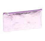 Céleste CUIR Trousse plate 22x11 cm Rose