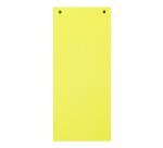 Paquet 100 fiches intercalaires horizontales unies perforées Forever - 105x240mm
