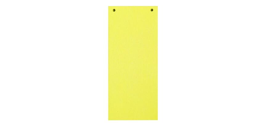 Paquet 100 fiches intercalaires horizontales unies perforées Forever - 105x240mm