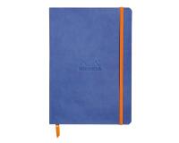Rhodiarama carnet souple SAPHIR A5 160 pages 5/5 papier ivoire 90 g/m2, fermeture élastique - Saphir