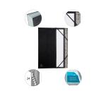 Clasificador Exacompta tapa dura Ordonator alfabetico lomo extensible 24 compartimentos AZ - Negro