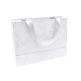 Premium Blanc, sac shopping 32x13x24,5cm Arabesques