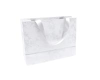 Premium Blanc, sac shopping 32x13x24,5cm Arabesques