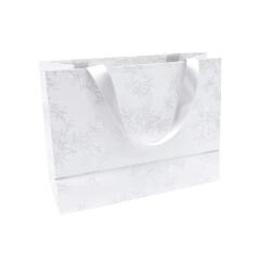 Premium Blanc, sac shopping 32x13x24,5cm Arabesques