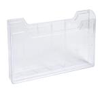Clasificador de pared - A4 Horizontal - 1 compartimiento - 29,7 x 21 cm - 38x337x213 mm - Cristal