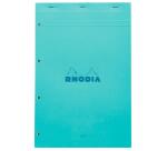 Rhodia bloc agrafé COULEURS N°20 Seyès 80 feuillets microperforés et perforés 4 trous, couvertures assorties - Assortis