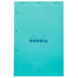 Rhodia bloc agrafé COULEURS N°20 Seyès 80 feuillets microperforés et perforés 4 trous, couvertures assorties - Assortis