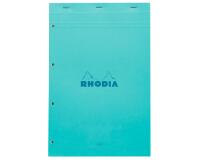 Rhodia bloc agrafé COULEURS N°20 Seyès 80 feuillets microperforés et perforés 4 trous, couvertures assorties - Assortis