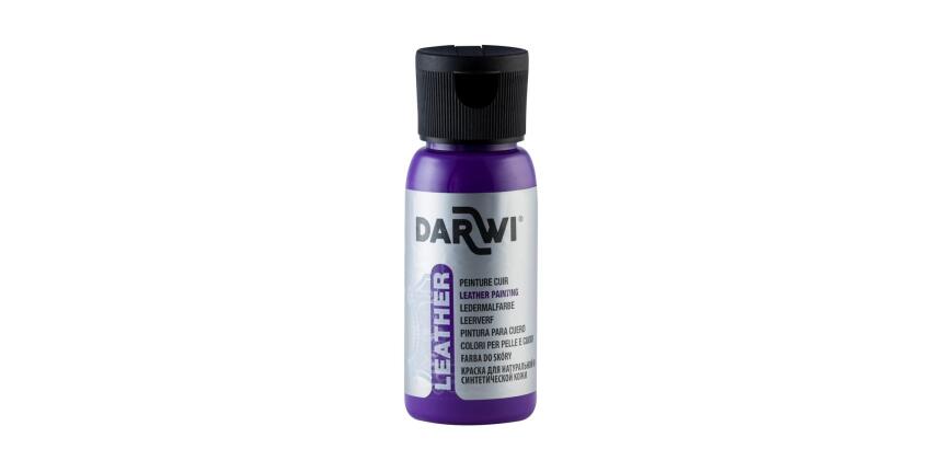 DARWI Flacon de 50 ml de Peinture sur Cuir - Violet