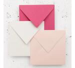 Enveloppe 165 x 165 mm Pollen Clairefontaine 120 g/m² sans fenêtre avec patte gommée - Paquet de 20