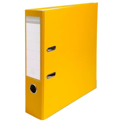 Archivador de palanca Exacompta polipropileno A4 lomo 80mm - Amarillo