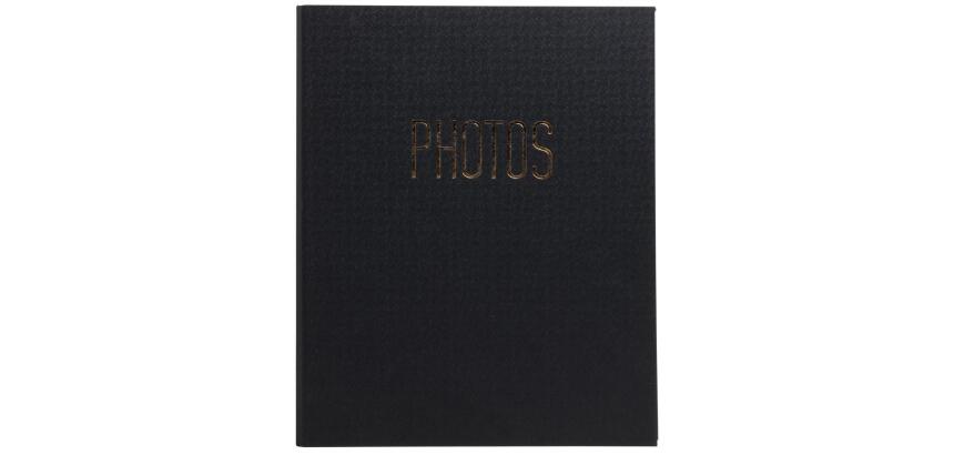 Album photo classeur 60 pages noires OfficeByMe - Noir