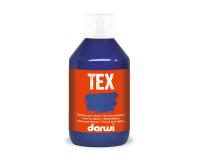 DARWI Flacon de 250 ml de Peinture Textile Opaque - Bleu outremer