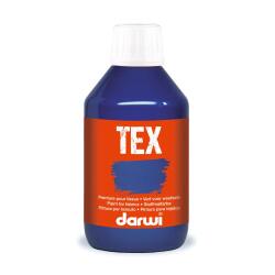 DARWI Flacon de 250 ml de Peinture Textile Opaque - Bleu outremer