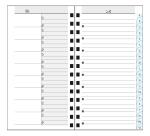 Adresboek Linicolor 9 x 13 cm - Geassorteerd