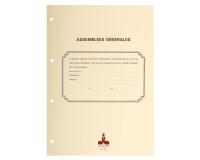 Le Dauphin Refill sheets for Legal Registers 297x210 - White