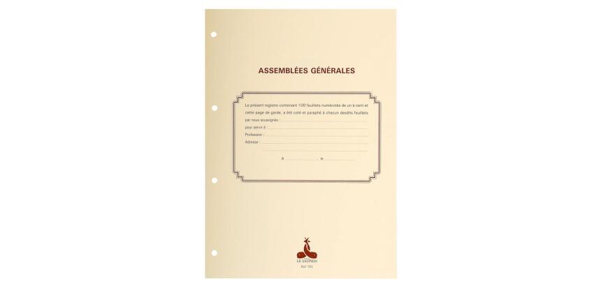 Le Dauphin Refill sheets for Legal Registers 297x210 - White