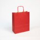 Paq.25 sacs kraft vergé 22x10x27cm,Rouge - Rouge