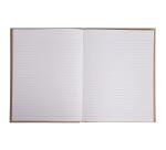 Carnet Nature 220x170, 192 pages lignées - Marron