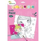 Graffy Paint, Princesse, 20x20 cm - Rose
