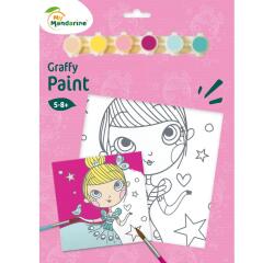 Graffy Paint, Princesse, 20x20 cm - Rose