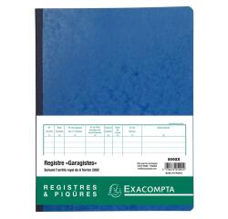 Exacompta registre garagiste et pompiste, français