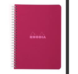 Carnet reliure intégrale Couleurs Prune 14,8 x 21 cm - Prune