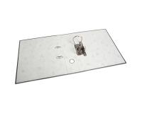 Ordner export gewolkt grijs papier A4 rug van 70mm - Grijs-Grijze rug