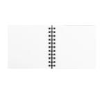 Goldline carnet spiralé 50F 15x15cm 140g - Blanc