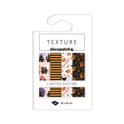 Assortiment 4 papiers foil Halloween - Assortiment