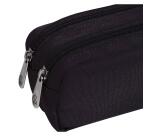 Pencil case rectangle 2comp Dobble black - Black
