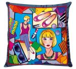 Coussin 100% soie - 40x40cm Tendances - Blanc