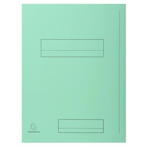 Paquete de 50 Subcarpetas con 2 solapas Super 210 g/m2 - Verde claro