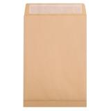 Boite de 250 Pochettes Kraft Brun E4-280x400 mm avec Soufflet de 30 mm - Auto-Adhésives - 120g/m2 - Brun